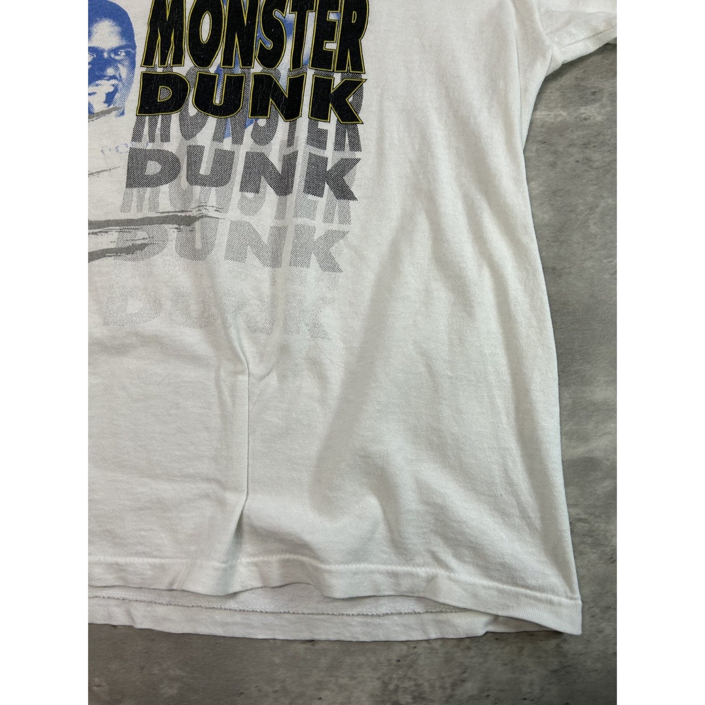 Vintage 90s Shaquille O'Neal Reebok Monster Dunk Graphic T-Shirt Size XL