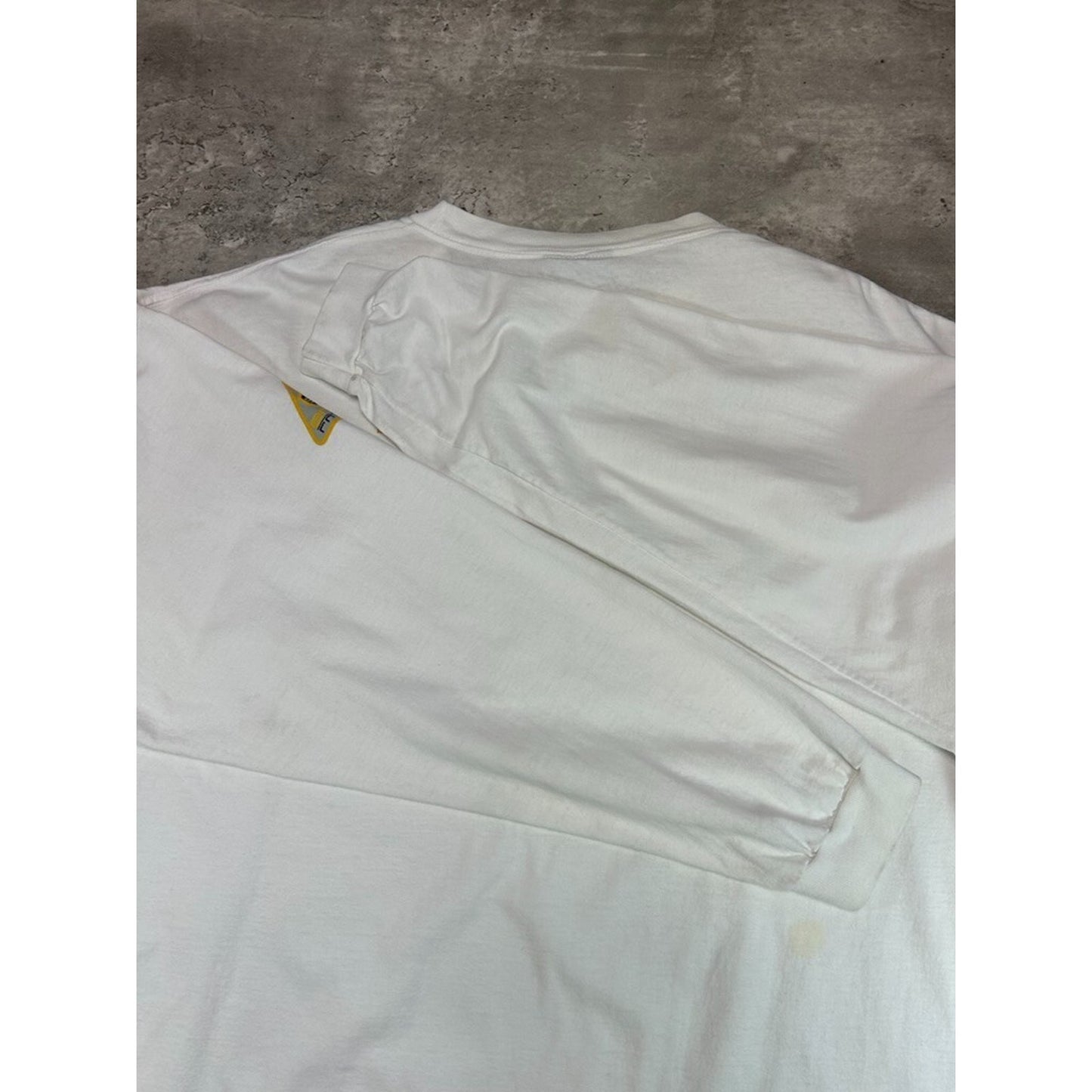 Vintage Y2K Enyce RN96312 Spellout Graphic Long Sleeve T-Shirt Size XXL White
