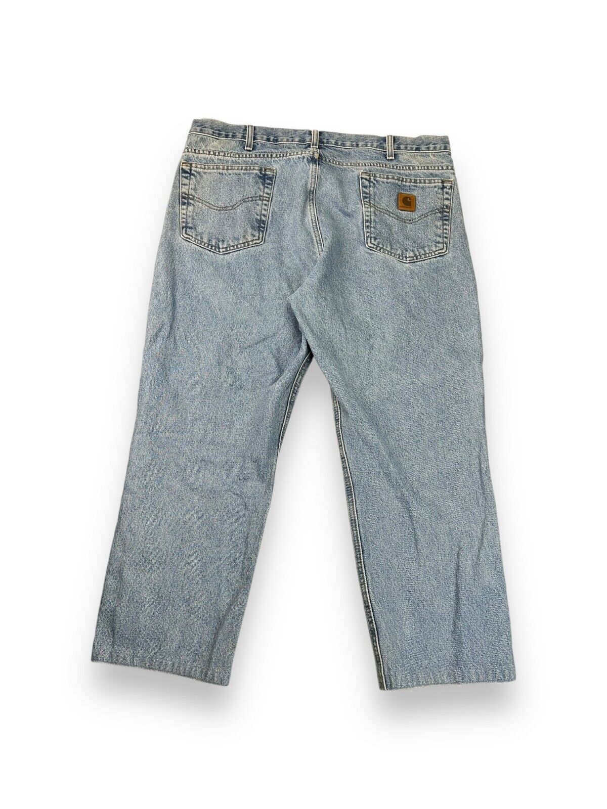 Vintage Carhartt Traditional Fit Medium Wash Denim Workwear Pants Size 38W