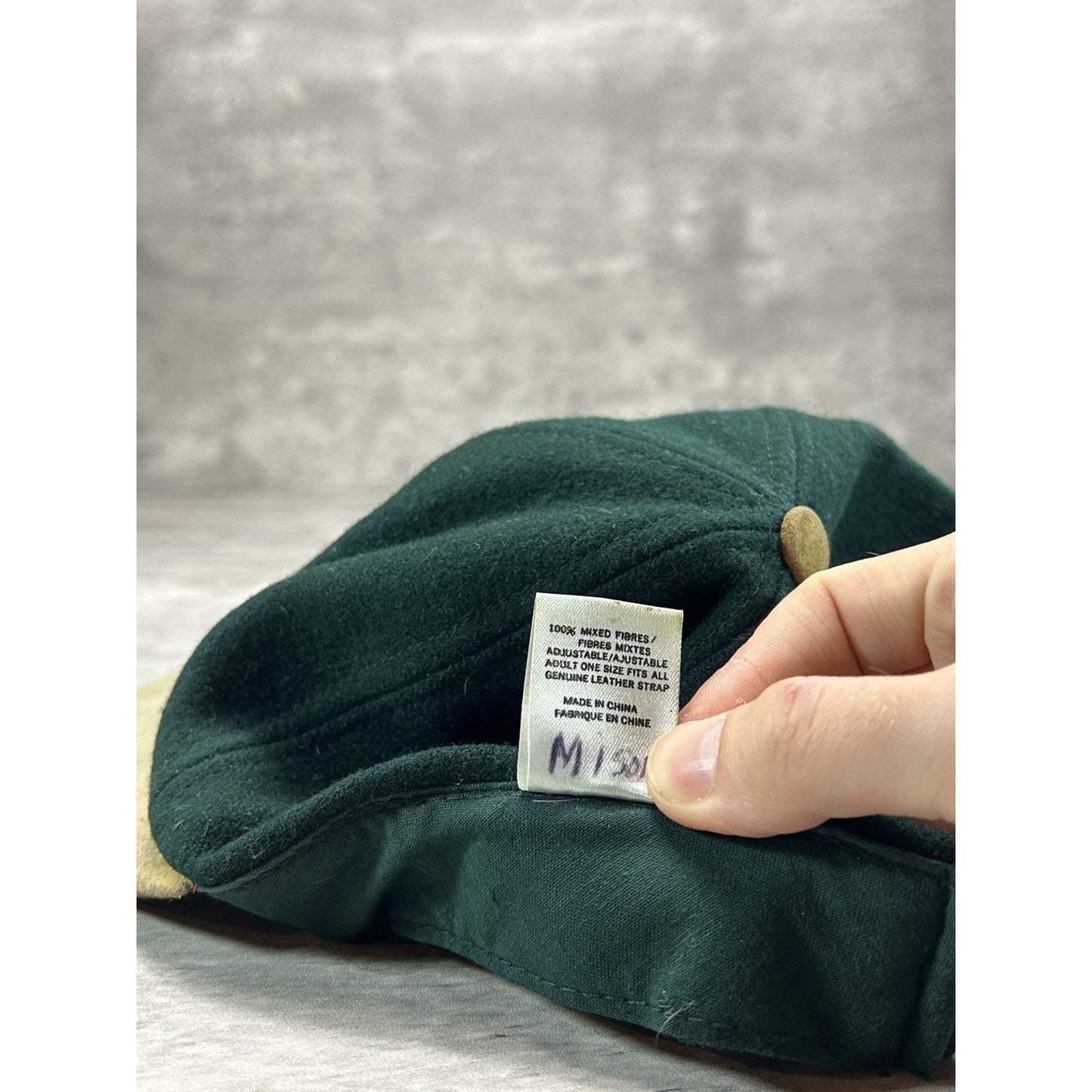 Vintage 1994 Lillehammer Olympics Embroidered Logo Strapback Hat OSFA Green