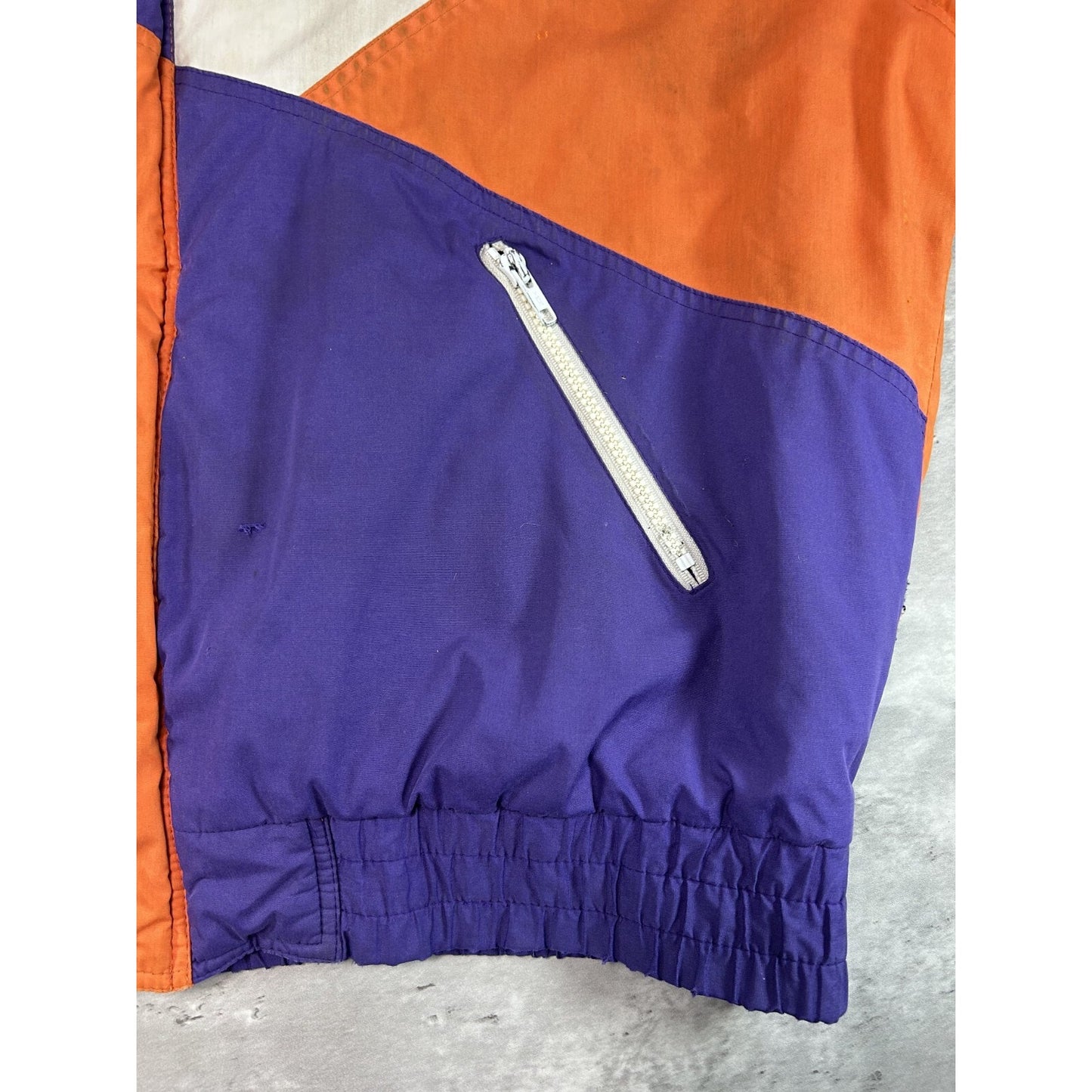 Vintage 90s Phoenix Suns NBA Embroidered Full Zip Nylon Jacket Size Large