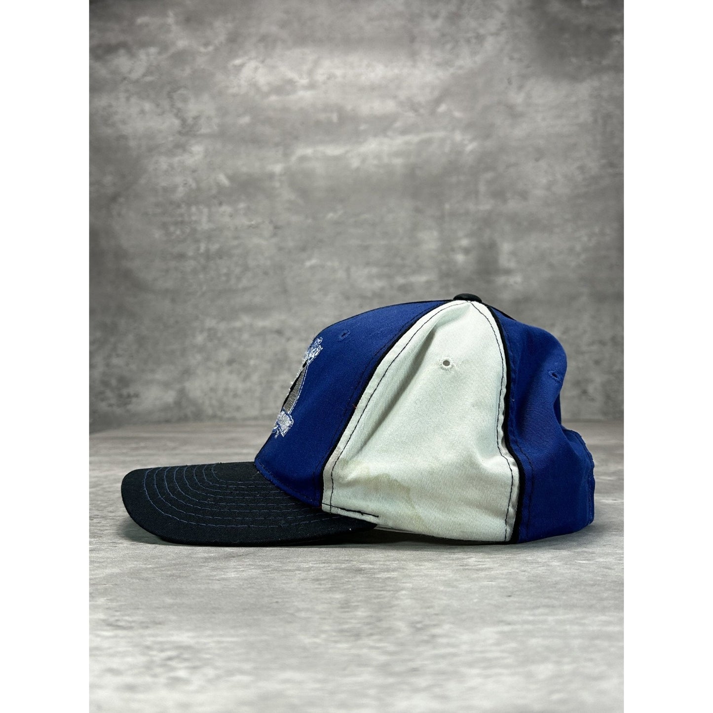 Vintage 90s Tampa Bay Lightning NHL Starter Embroidered Hockey Snapback Hat OSFA