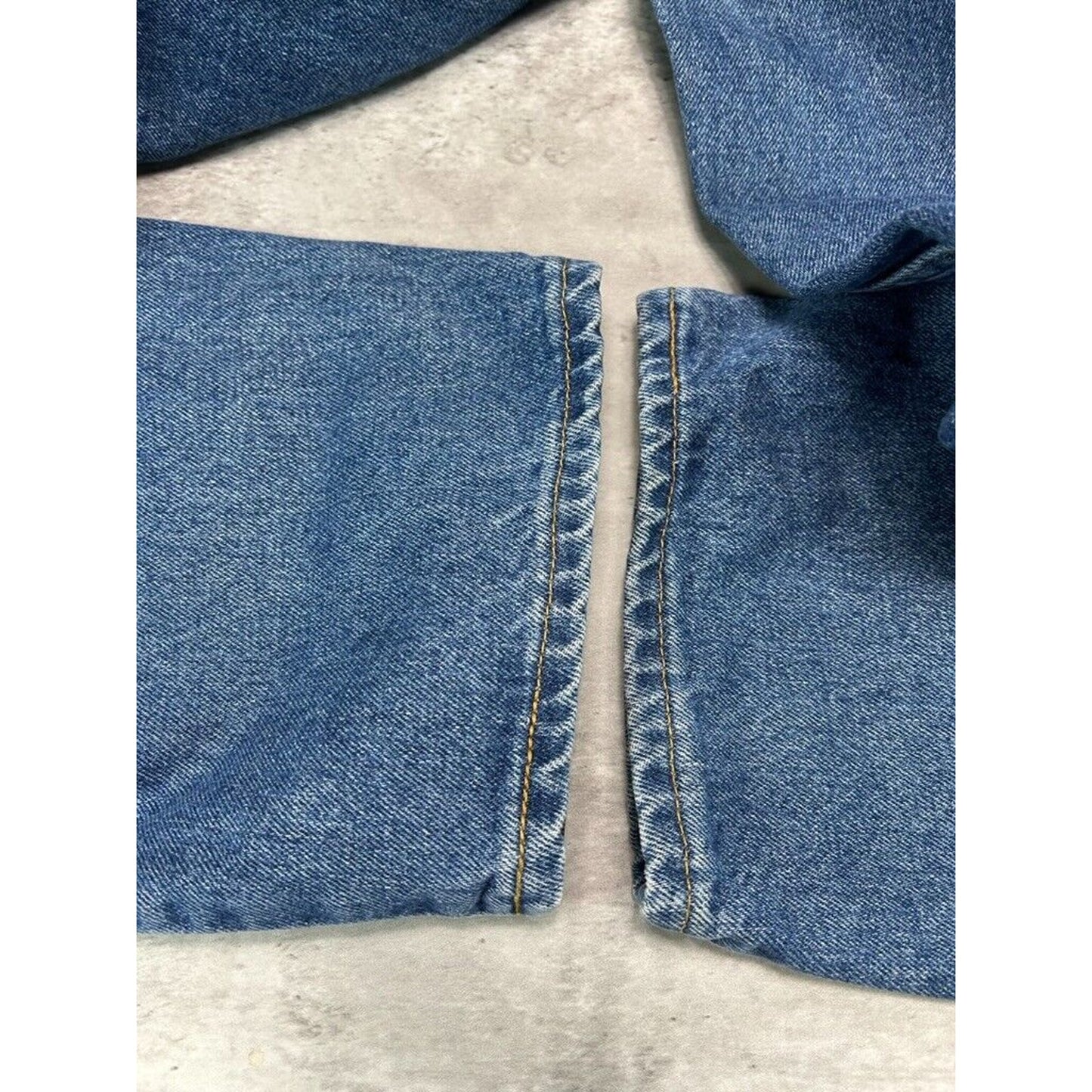 Vintage 90s Levis 560 Red Tab Loose Fit Tapered Leg Dark Wash Denim Pants Size 41