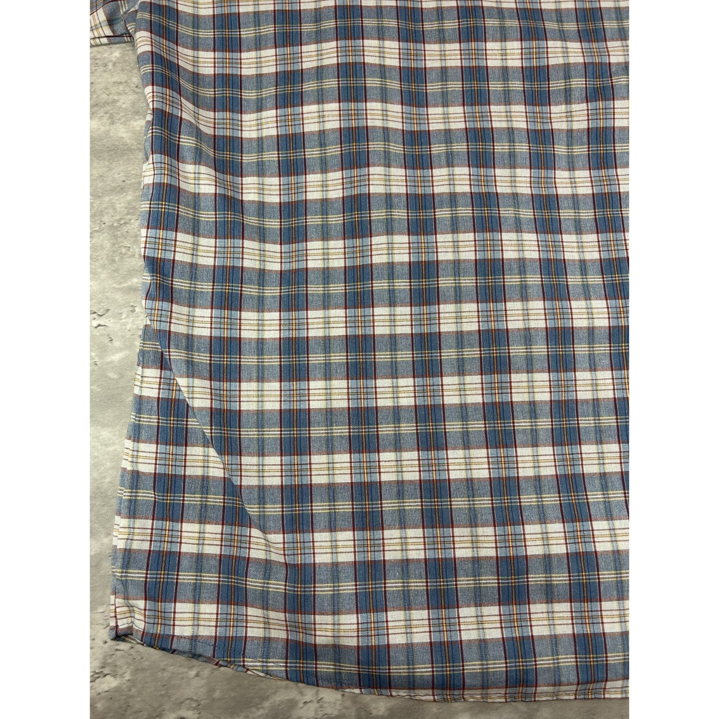 Vintage 80s/90s Big Mac Plaid Print Long Sleeve Button Up Shirt Size Medium