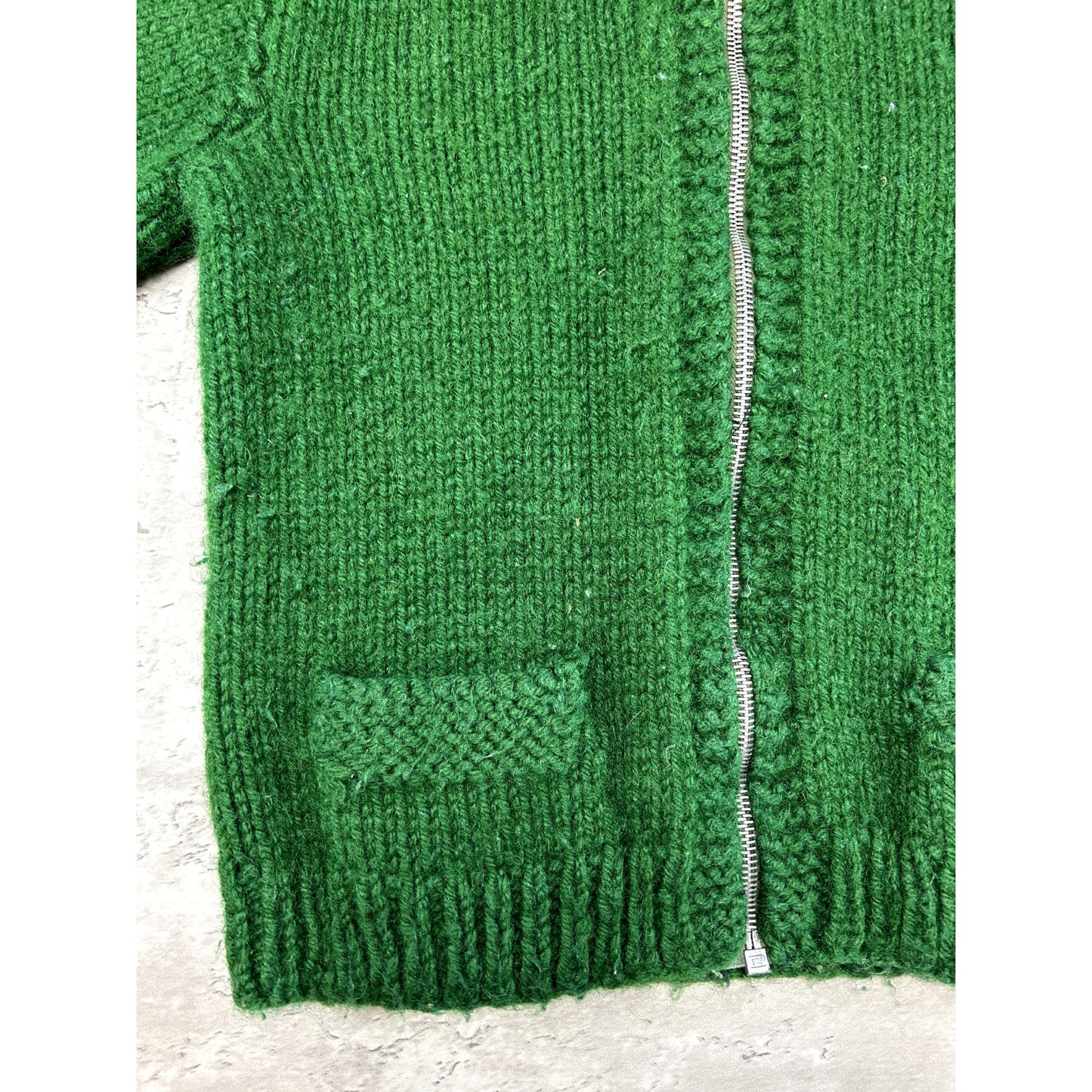 Vintage 70s/80s Boy Scouts Of Canada Full Zip Cowichan Knit Sweater Size S YOUTH