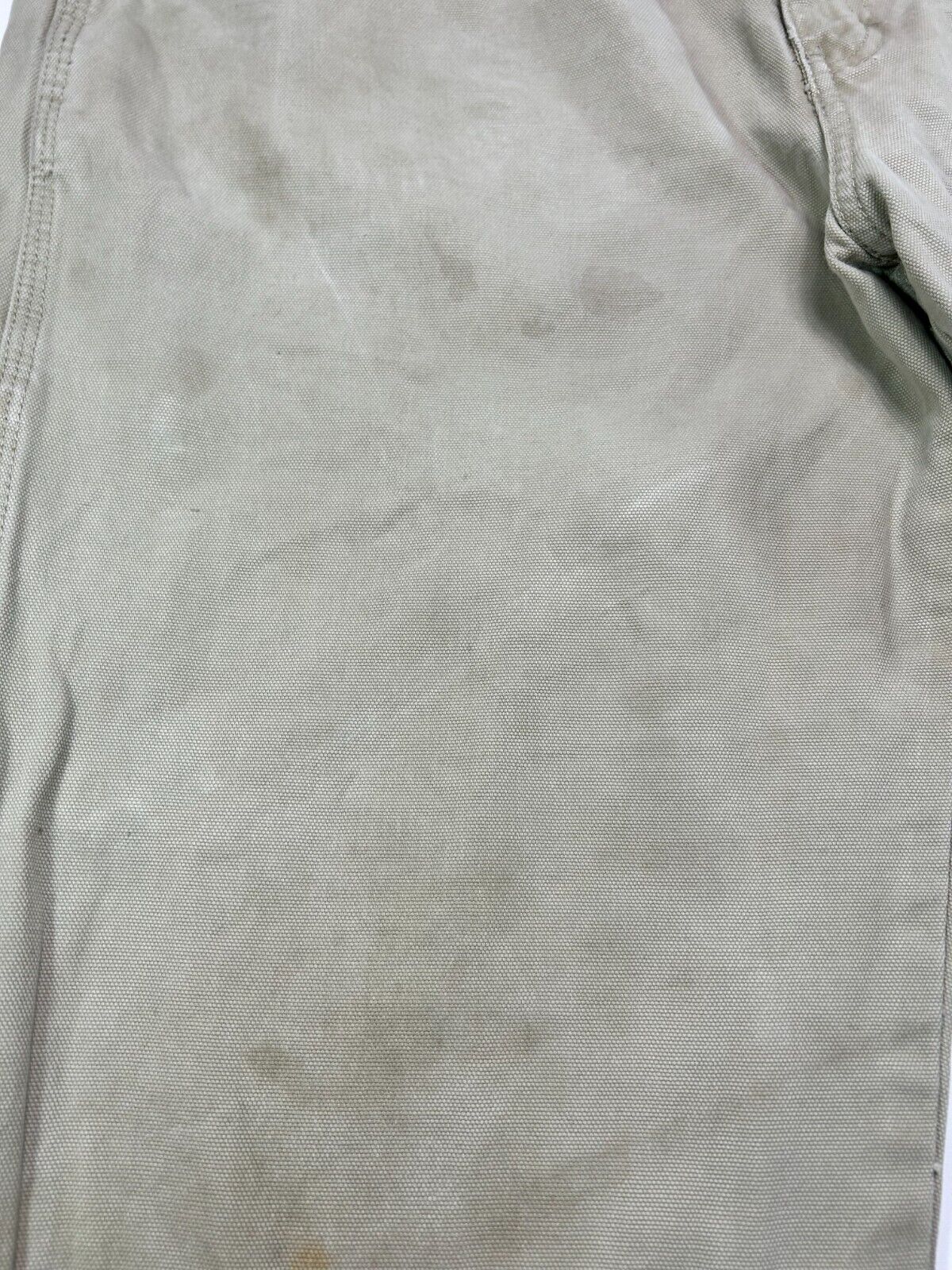 Vintage Dickies Canvas Work Wear Carpenter Pants Size 37W Tan