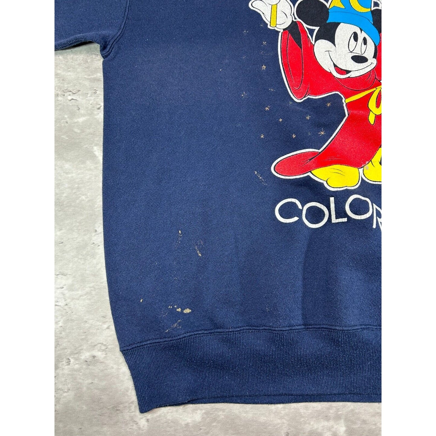 Vintage 80s/90s Disney Mickey Mouse Colorado Destination Sweatshirt Size Large