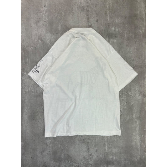 Vintage 90s Jersey Jacks I Think Its Stress Comedy Graphic T-Shirt Size Large