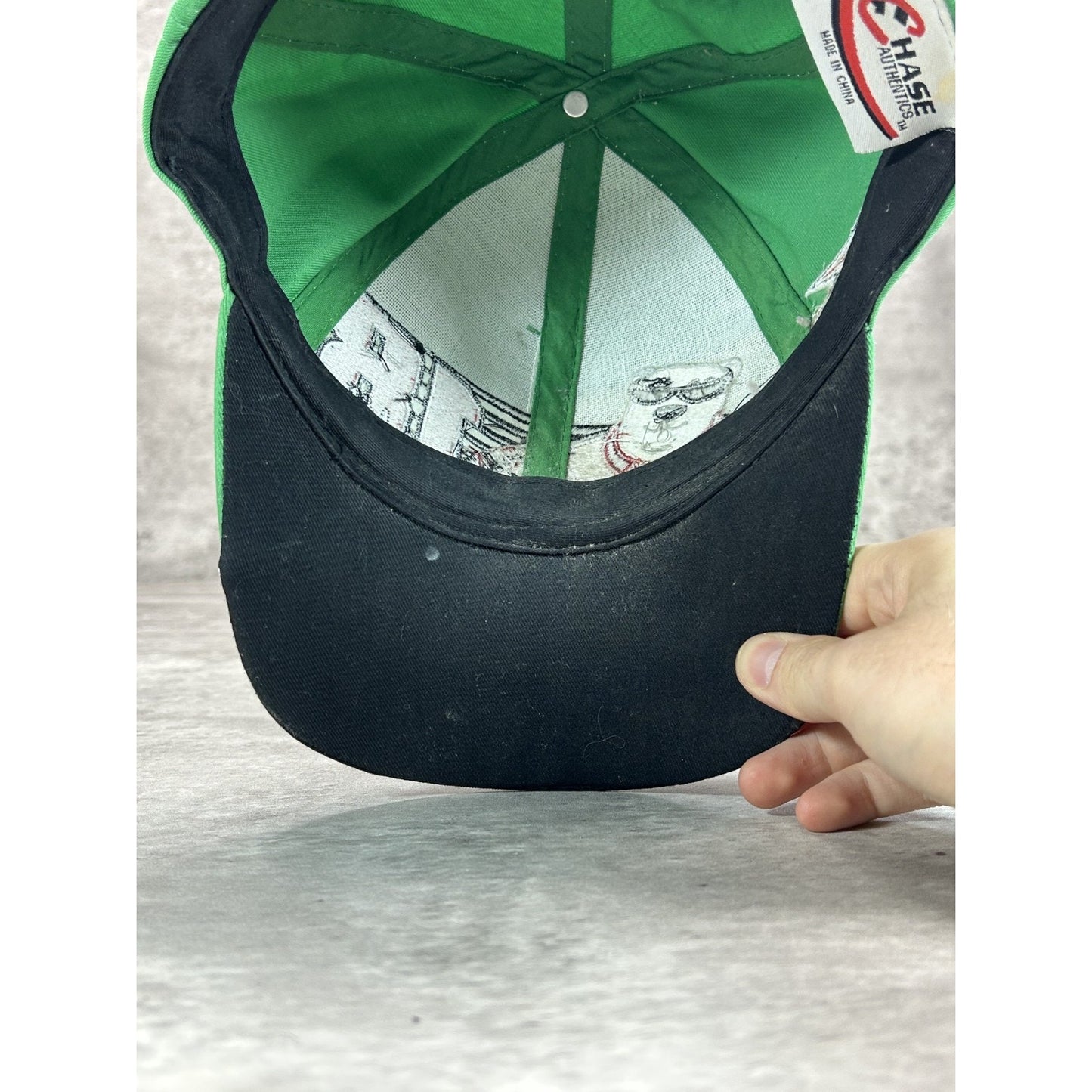 Vintage 90s Bobby Labonte #18 Nascar Interstate Racing Snapback Hat OSFA