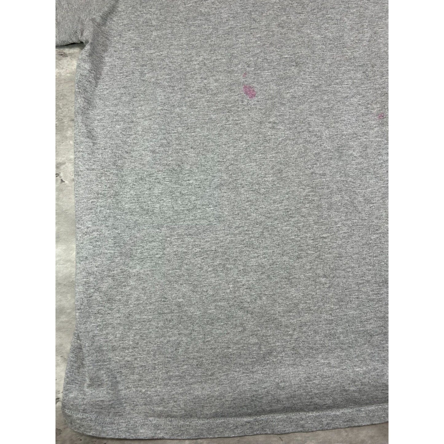 Vintage 90s Nike Air Swoosh Patch Striped T-Shirt Size XL Gray