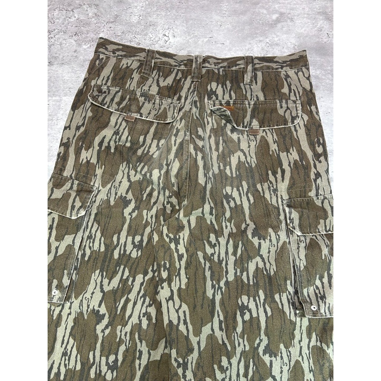 Vintage Mossy Oak Apparel Tree Camo Hunting Cargo Pants Size 36