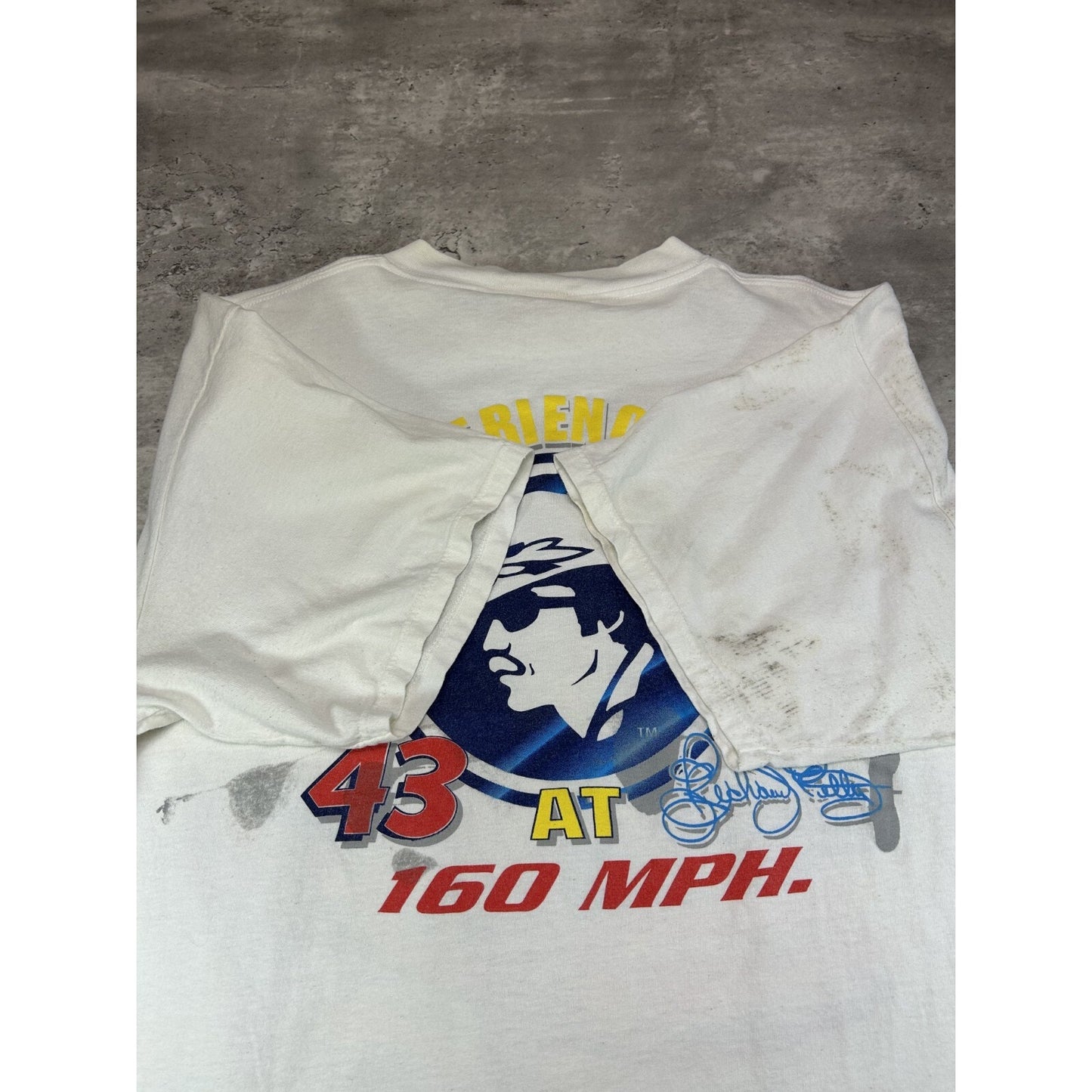 Vintage 90s Richard Petty STP Racing Inside The Ride Nascar T-Shirt Size 2XL