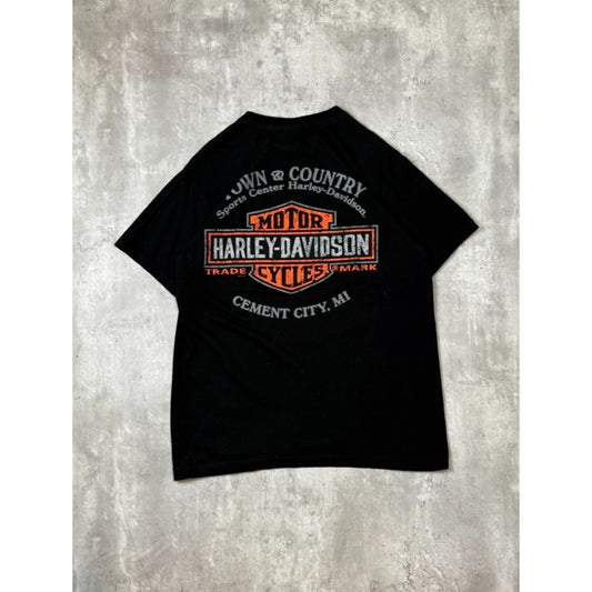 Harley Davidson Motorcycles Screaming Eagle Engine Graphic T-Shirt Size Large