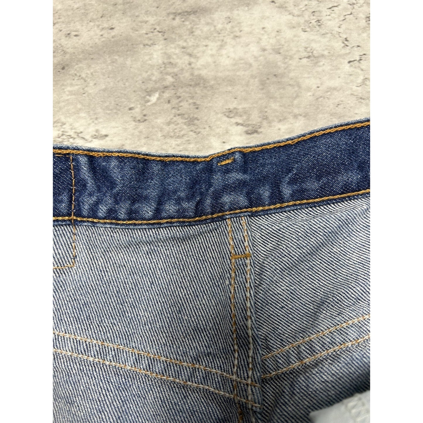 Vintage 90s Levis Red Tab 517 Dark Wash Denim Pants Size 34 Blue