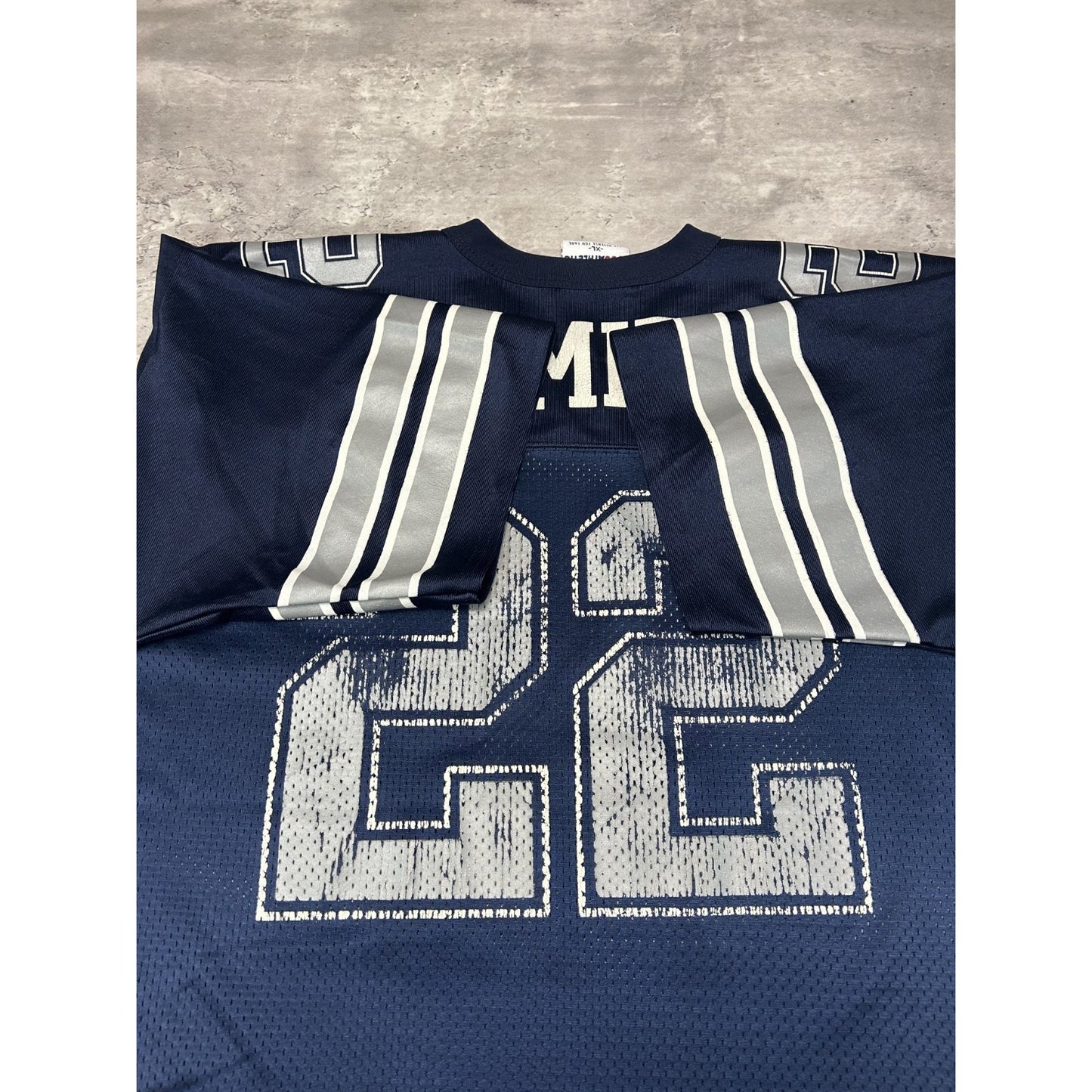 Vintage 90s Emmitt Smith #22 Dallas Cowboys NFL Logo Athletic Jersey Size XL