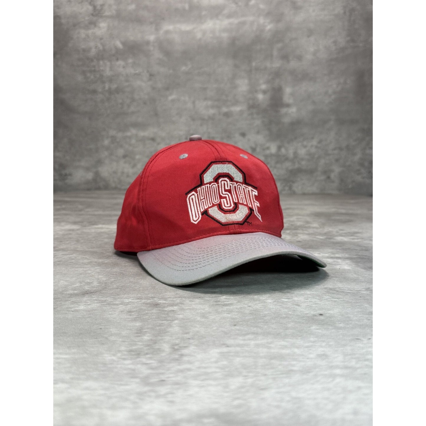 Vintage 90s Ohio State Buckeyes NCAA Embroidered Logo Snapback Hat OSFA
