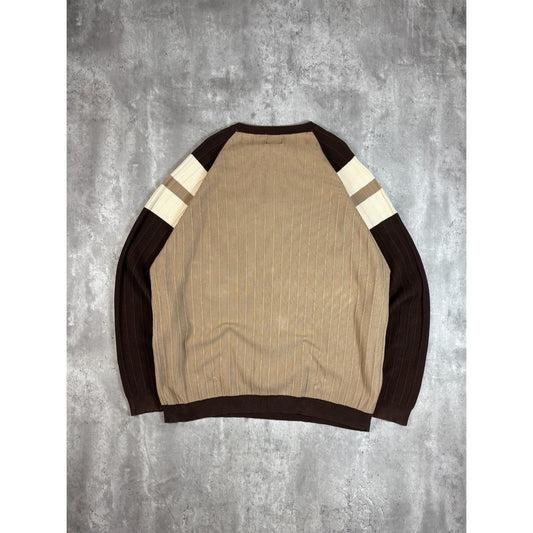 Vintage Y2k Enyce Embroidered Spellout Earth Tones Pullover Sweatshirt Size XXXL