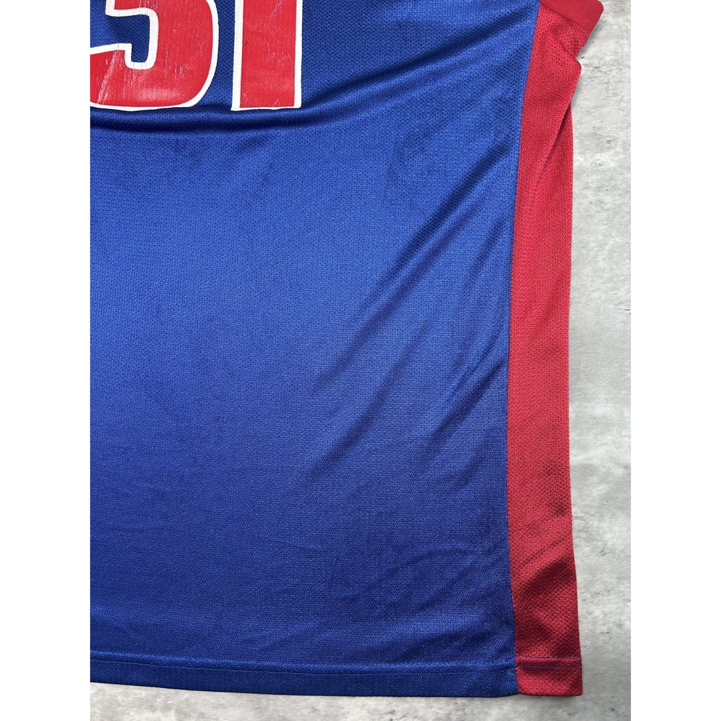 Vintage Darko Milicic #31 Detroit Pistons NBA Reebok Basketball Jersey Size XL