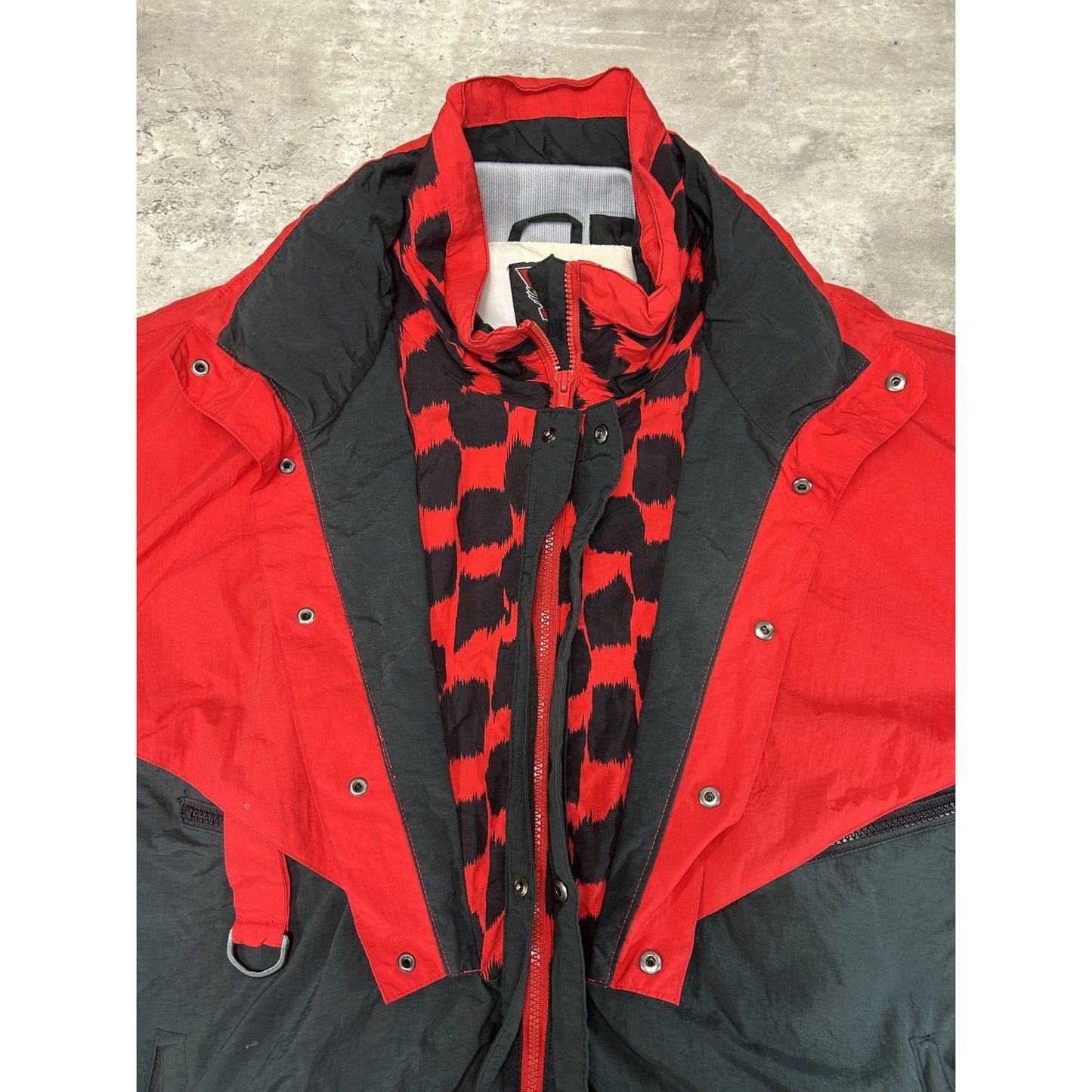 Vintage 90s Winston Cup Nylon Full Zip Windbreaker Jacket Size XL