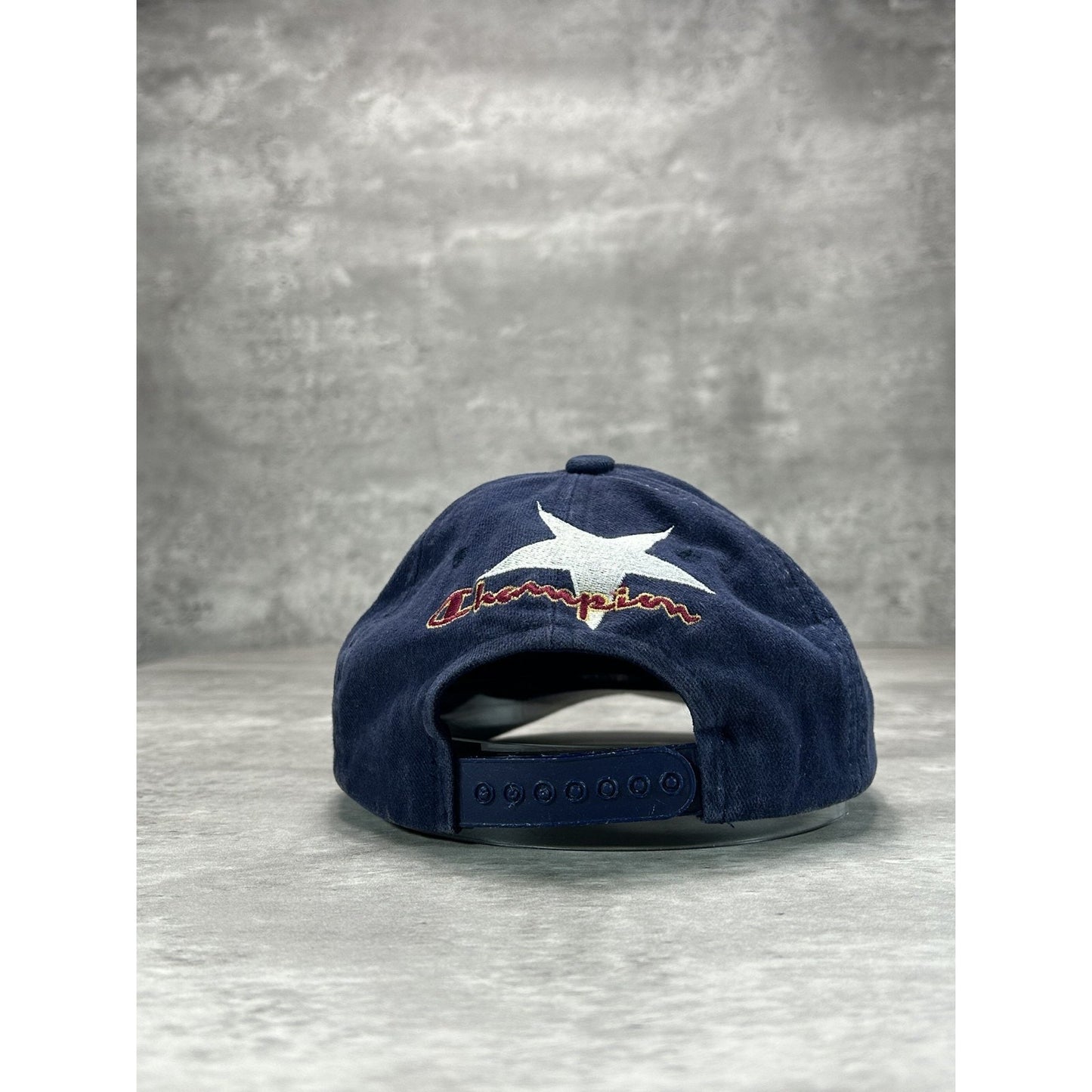 Vintage 90s USA Olympics Embroidered Star Logo Snapback Hat OSFA Blue