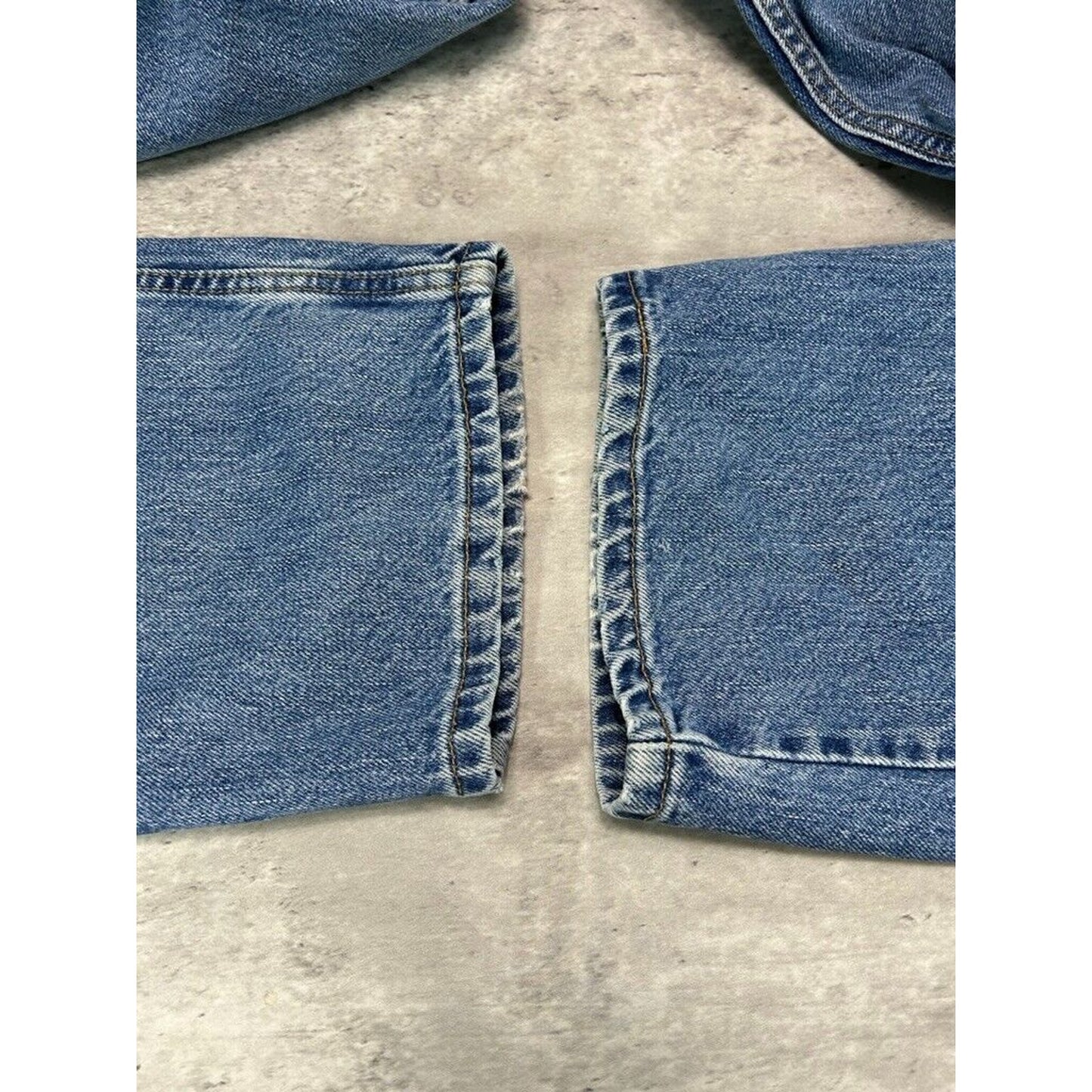 Vintage 90s Levis 550 Red Tab Medium Wash Denim Pants Size 38 Blue