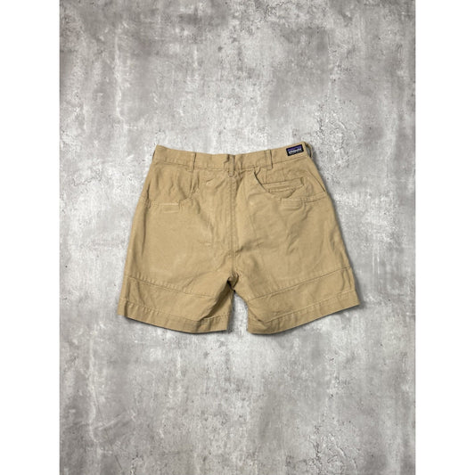 Vintage Patagonia Canvas Hiking Shorts Size 32 Beige