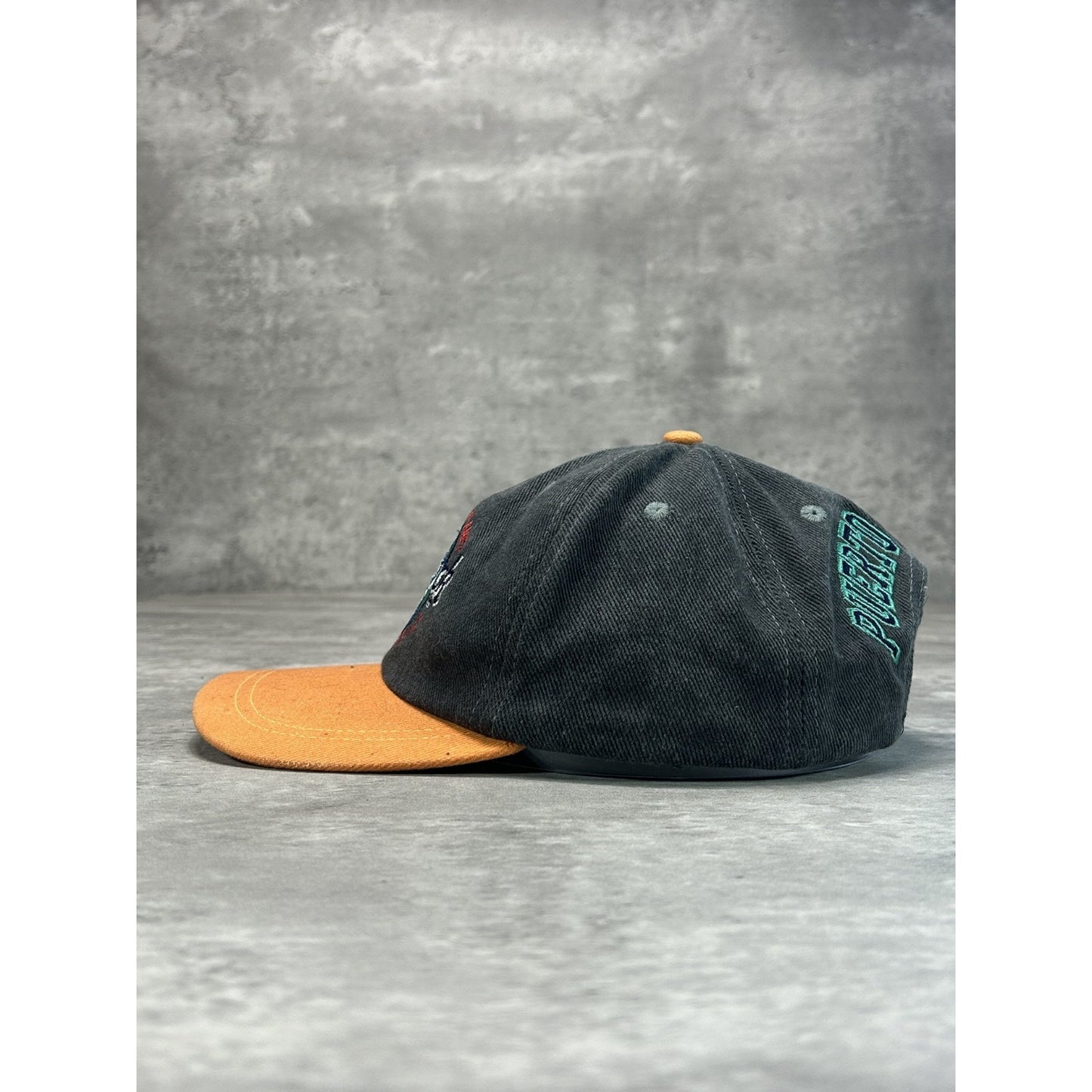 Vintage 90s Hard Rock Cafe Save The Planet Embroidered Snapback Hat OSFA