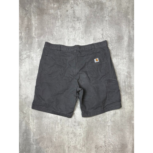 Carhartt Relaxed Fit Canvas Workwear Five Pocket Shorts Size 40 Gray