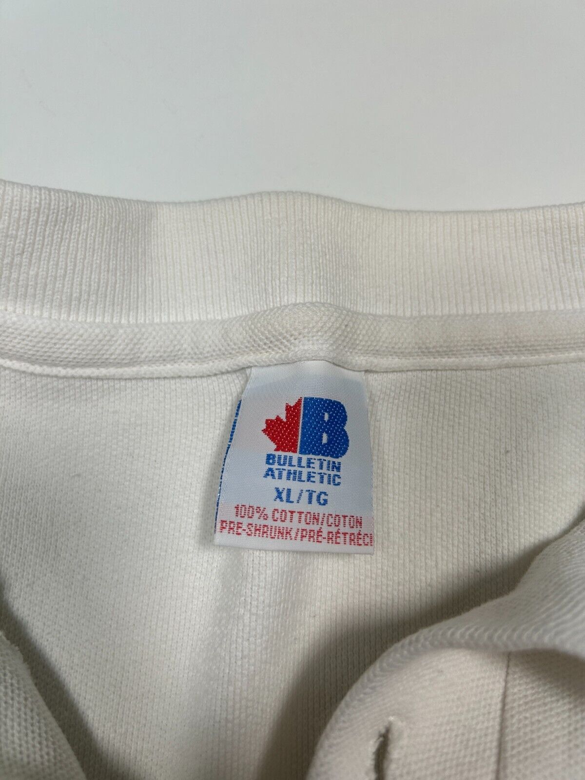 Vintage 90s Toronto Maple Leafs NHL Bulletin Athletic Polo Button Up Shirt Size XL