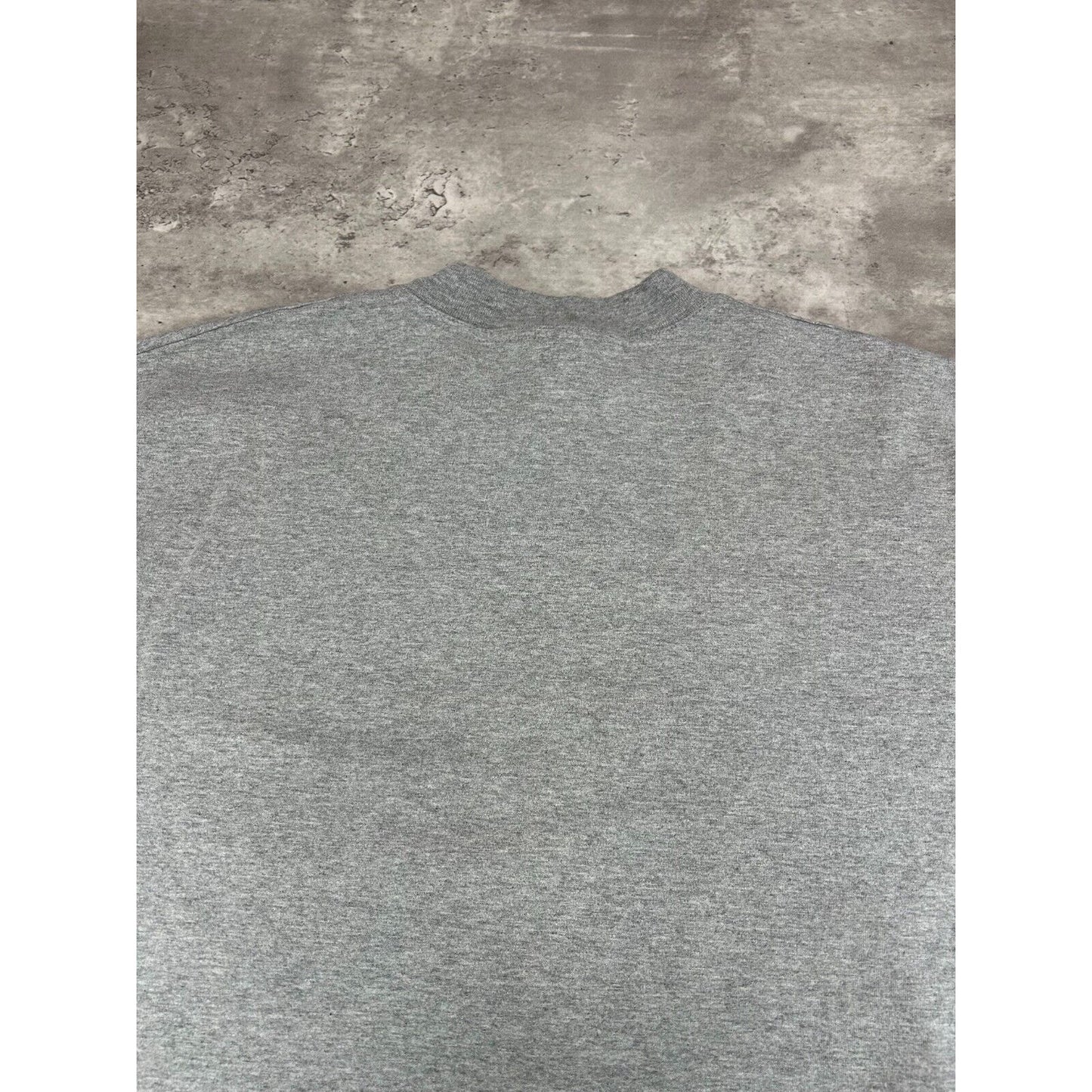 Vintage Calgary Flames NHL Spellout Logo Hockey T-Shirt Size Large Gray