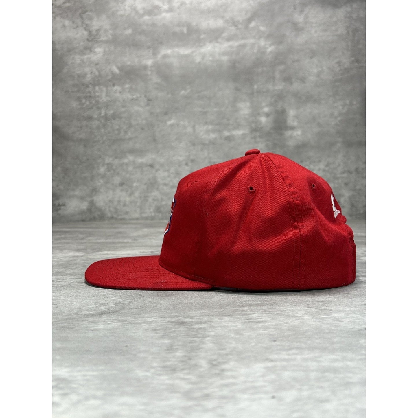 Vintage 90s Montreal Canadiens NHL Embroidered Logo Starter Snapback Hat OSFA