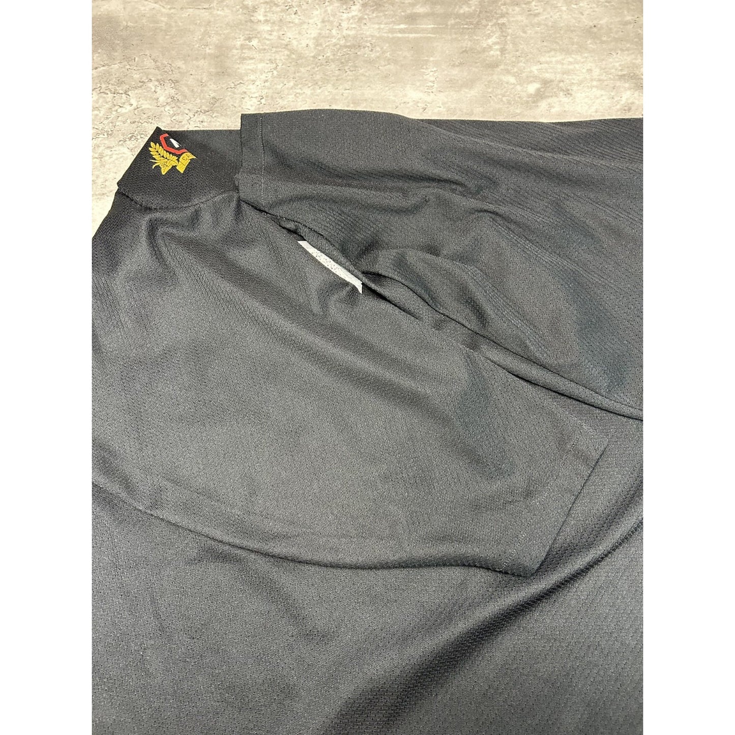 Vintage 90s Molson Ice #94 Beer Promo Spellout Hockey Jersey Size XL Black