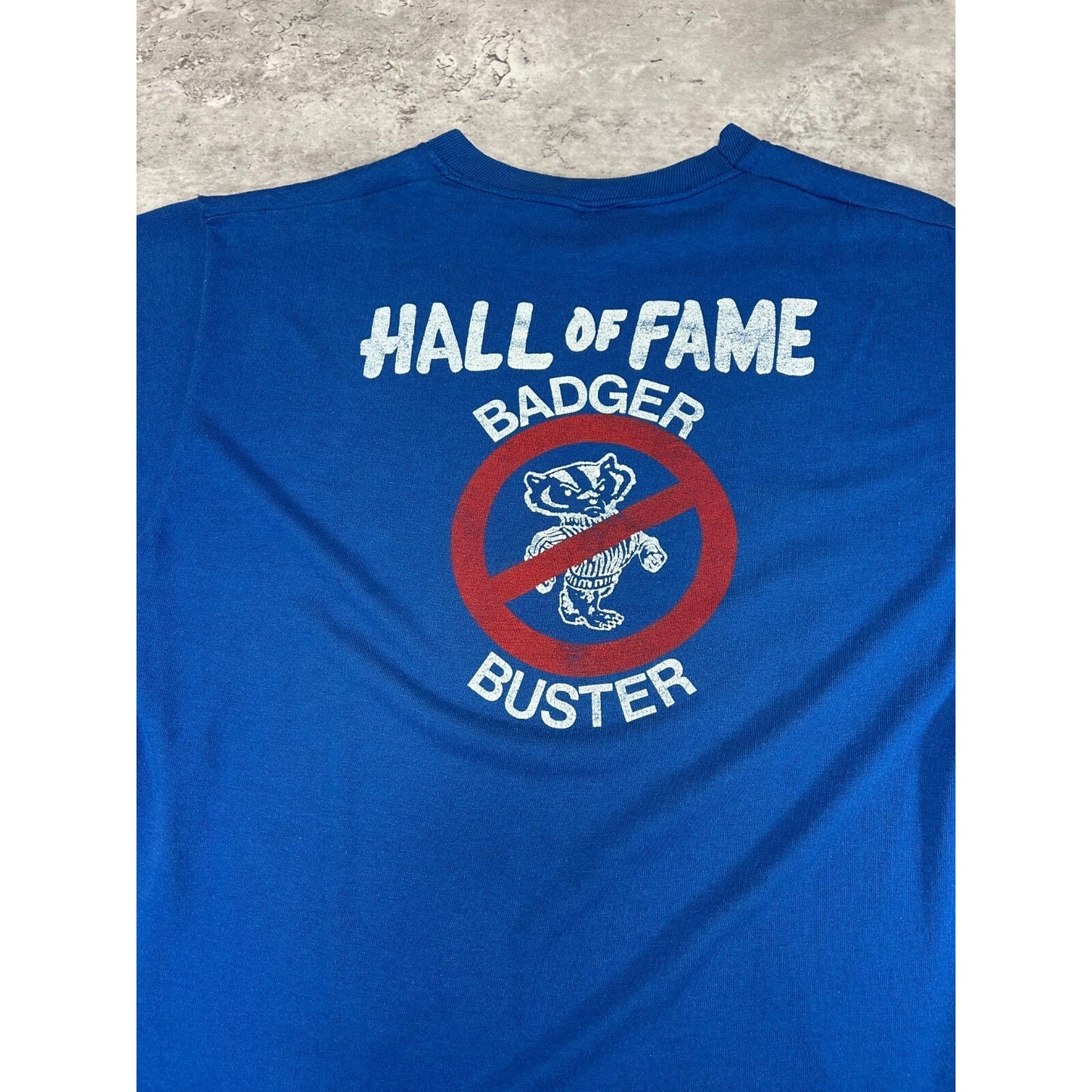 Vintage 1985 Kentucky Wildcats NCAA Bowl Bound Football T-Shirt Size Large Blue