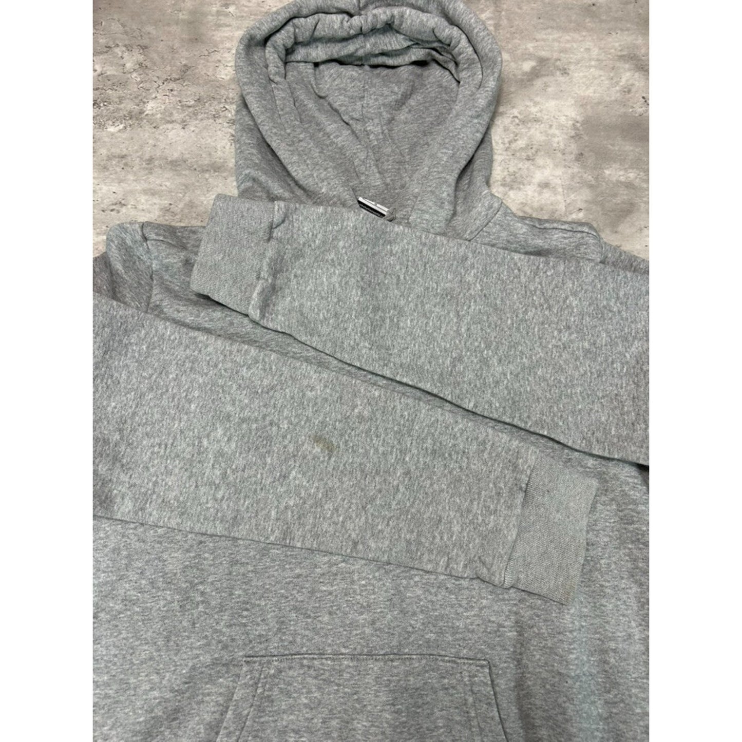 Vintage Womens 2000s Nike Tonal Swoosh Hooded Pullover Sweatshirt Size Large