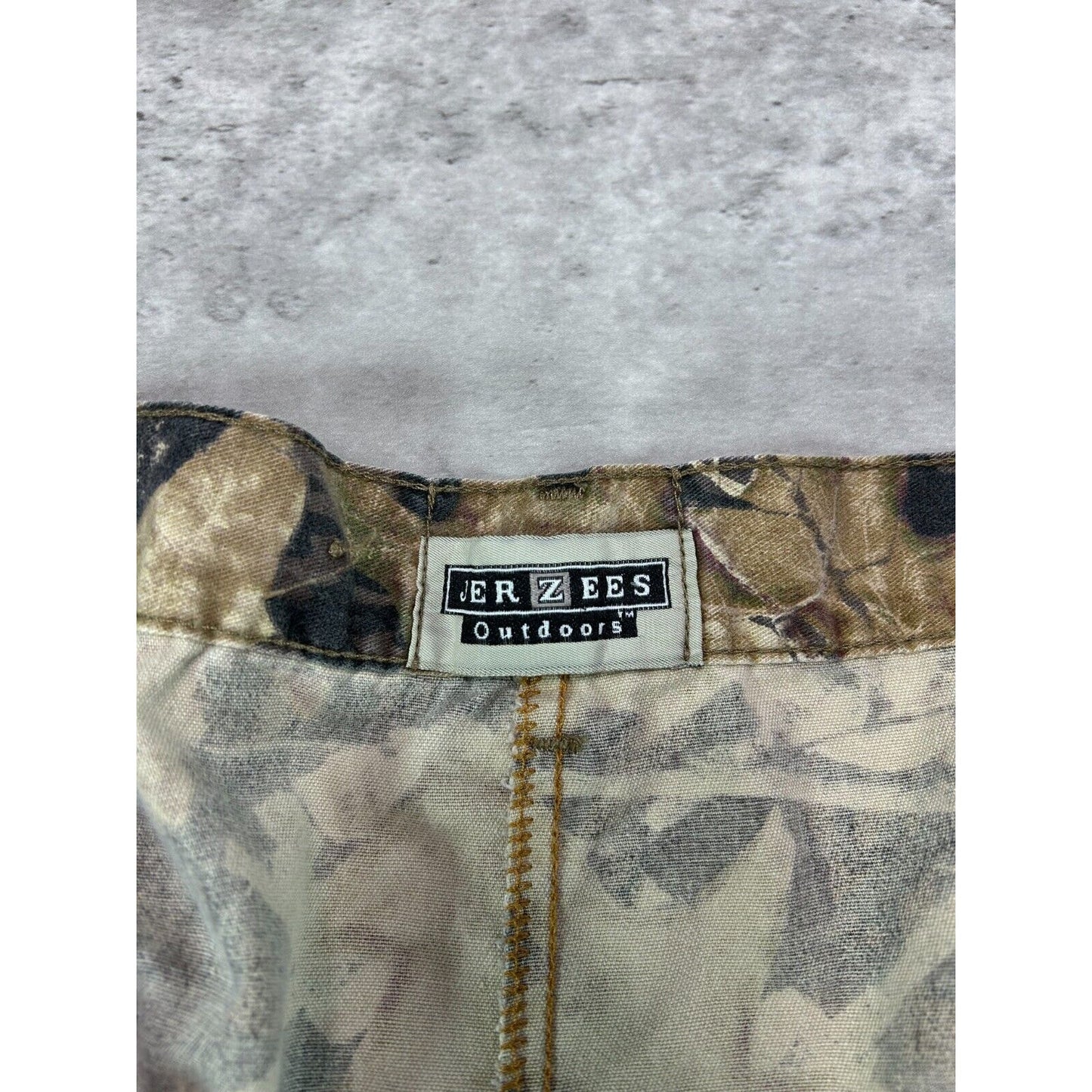 Vintage Jerzees Mossy Oak Forest Floor Camo Cargo Hunting Pants Size 41