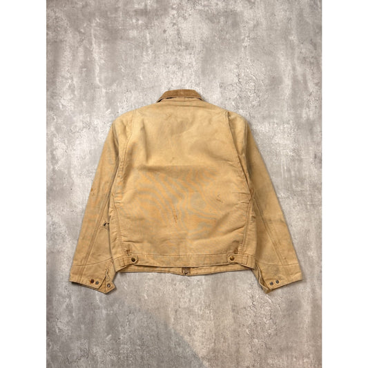 Vintage 80s/90s Carhartt Blanket Lined Canvas Workwear Detroit Jacket Size Large