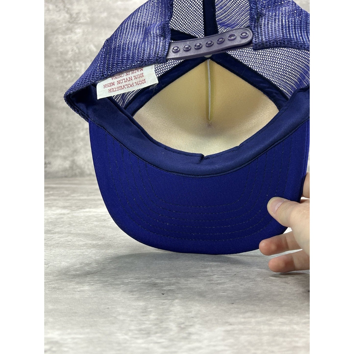 Vintage 1989 Minnesota Vikings NFL NFC Division Champs Trucker Snapback Hat OSFA