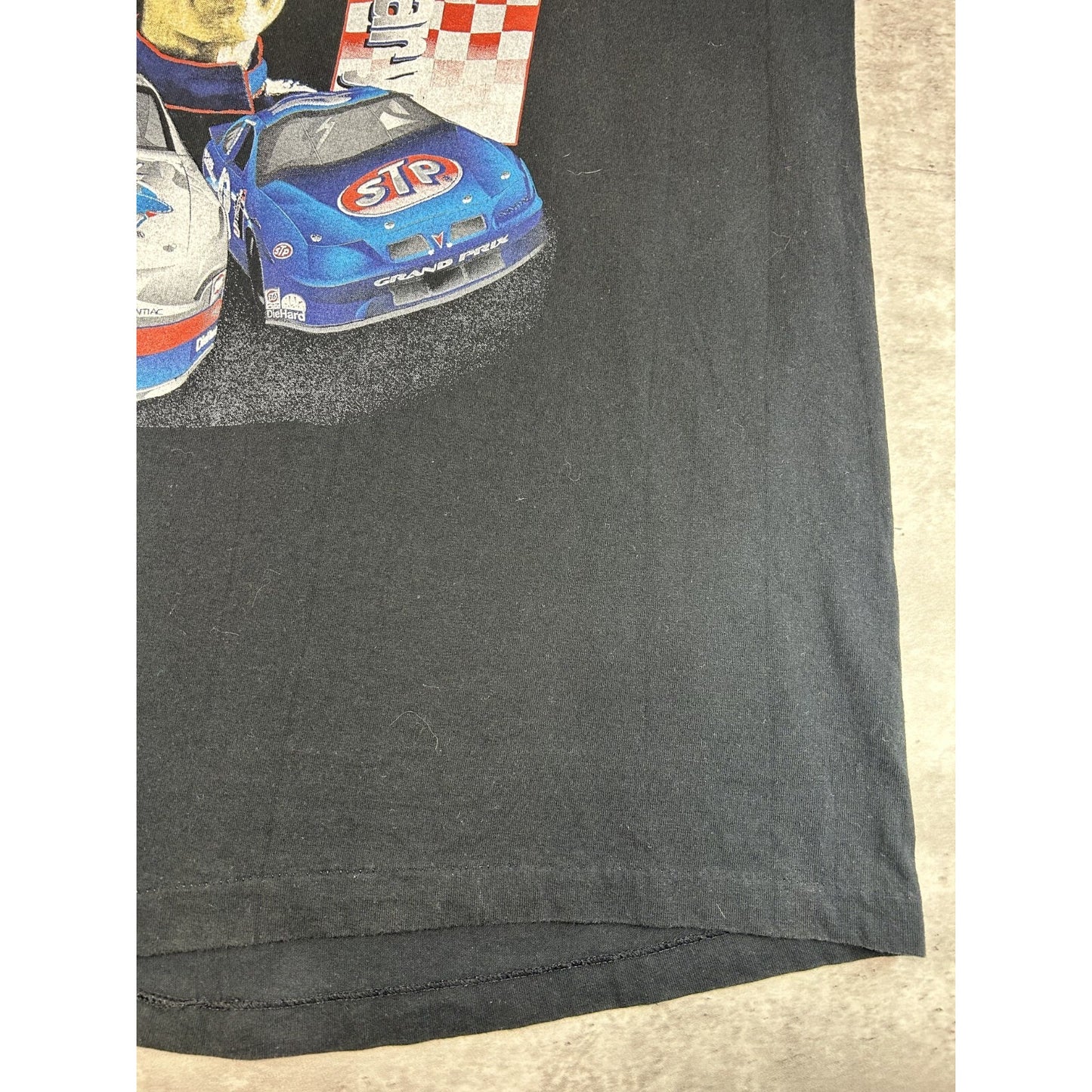 Vintage Richard Petty STP Racing Nascar Graphic T-Shirt Size 2XL Black
