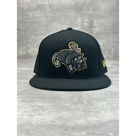 Round Rock Armadillos MiLB Embroidered Logo Baseball Fitted Hat 7 3/8