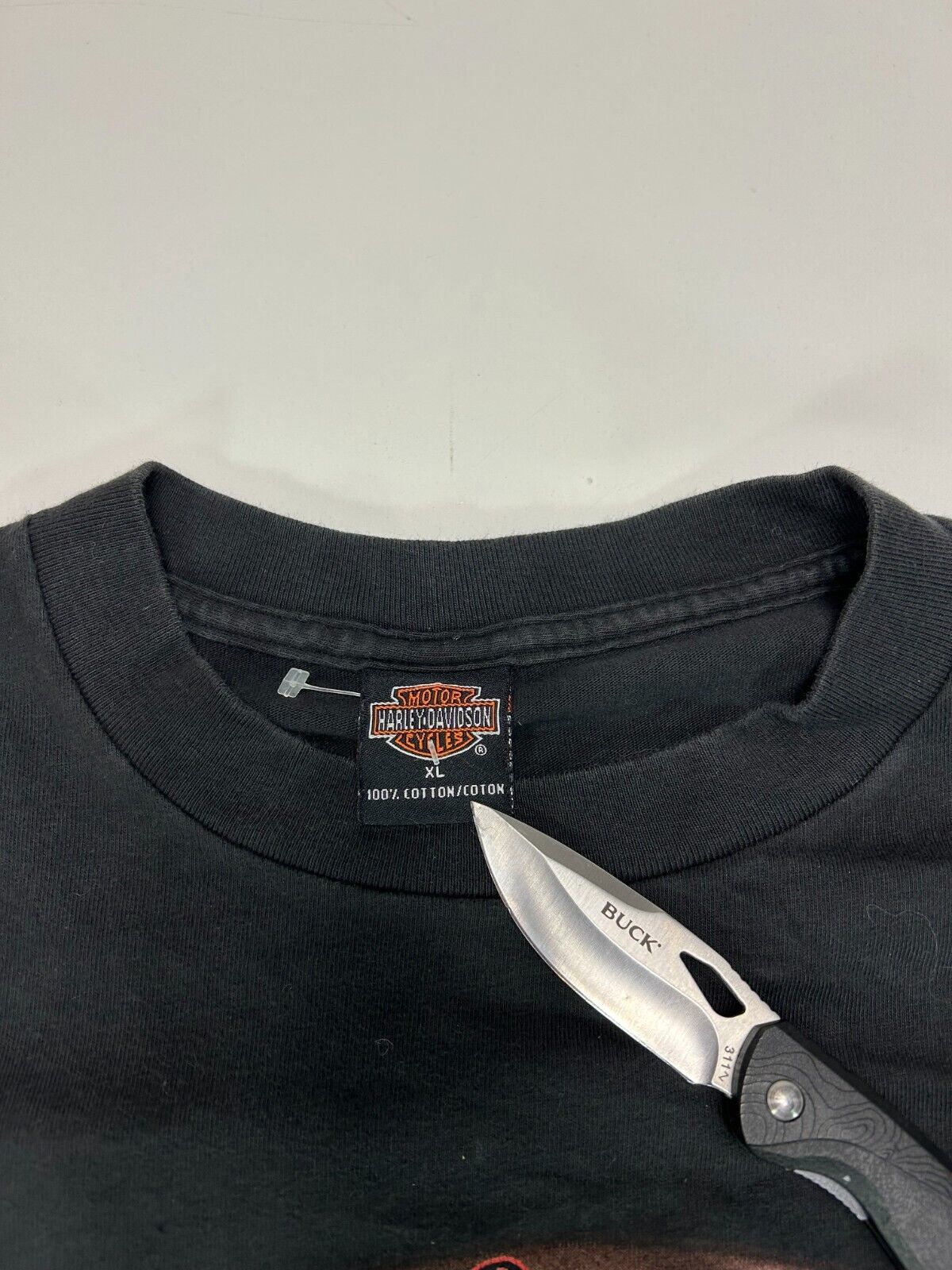 Vintage 2000s Harley Davidson Motorcycles Bald Eagle Graphic T-Shirt Size XL