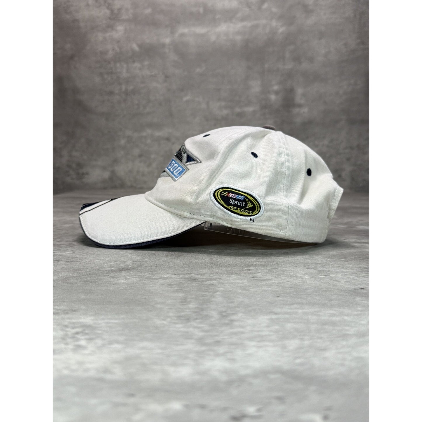 Daytona 500 NASCAR Embroidered Logo Checkered Flag Strapback Hat OSFA