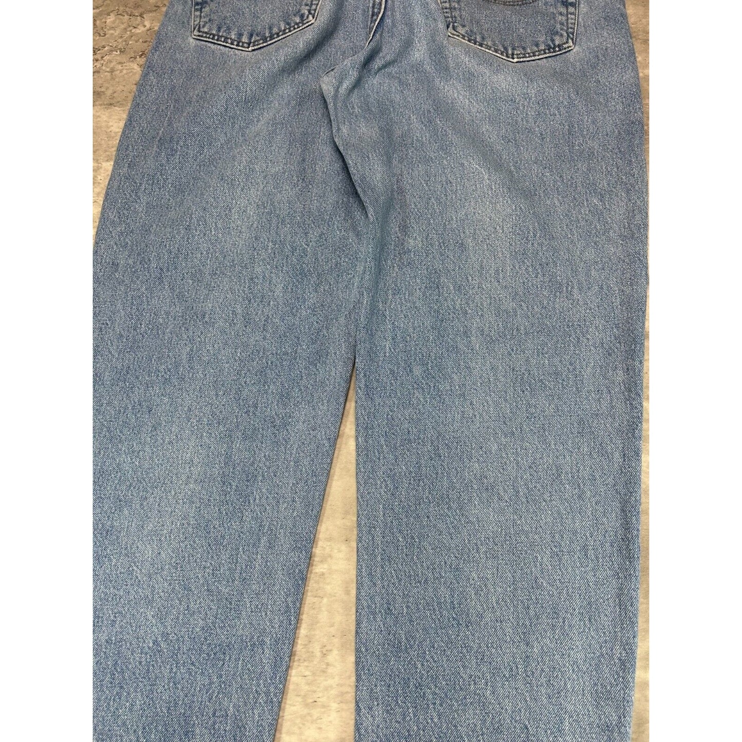 Vintage Carhartt Relaxed Fit Light Wash Denim Workwear Pants Size 37