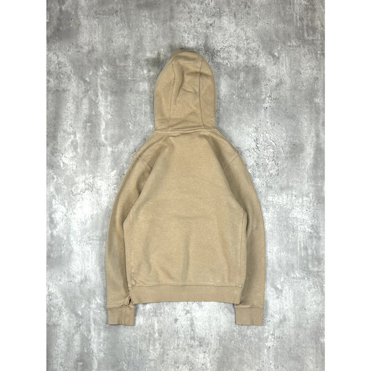 Nike Embroidered Logo Hooded Sweatshirt Size XS Beige