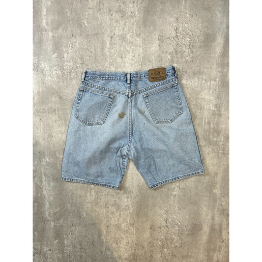 Vintage Wrangler Authentic Jean Light Wash Denim Shorts Size 31
