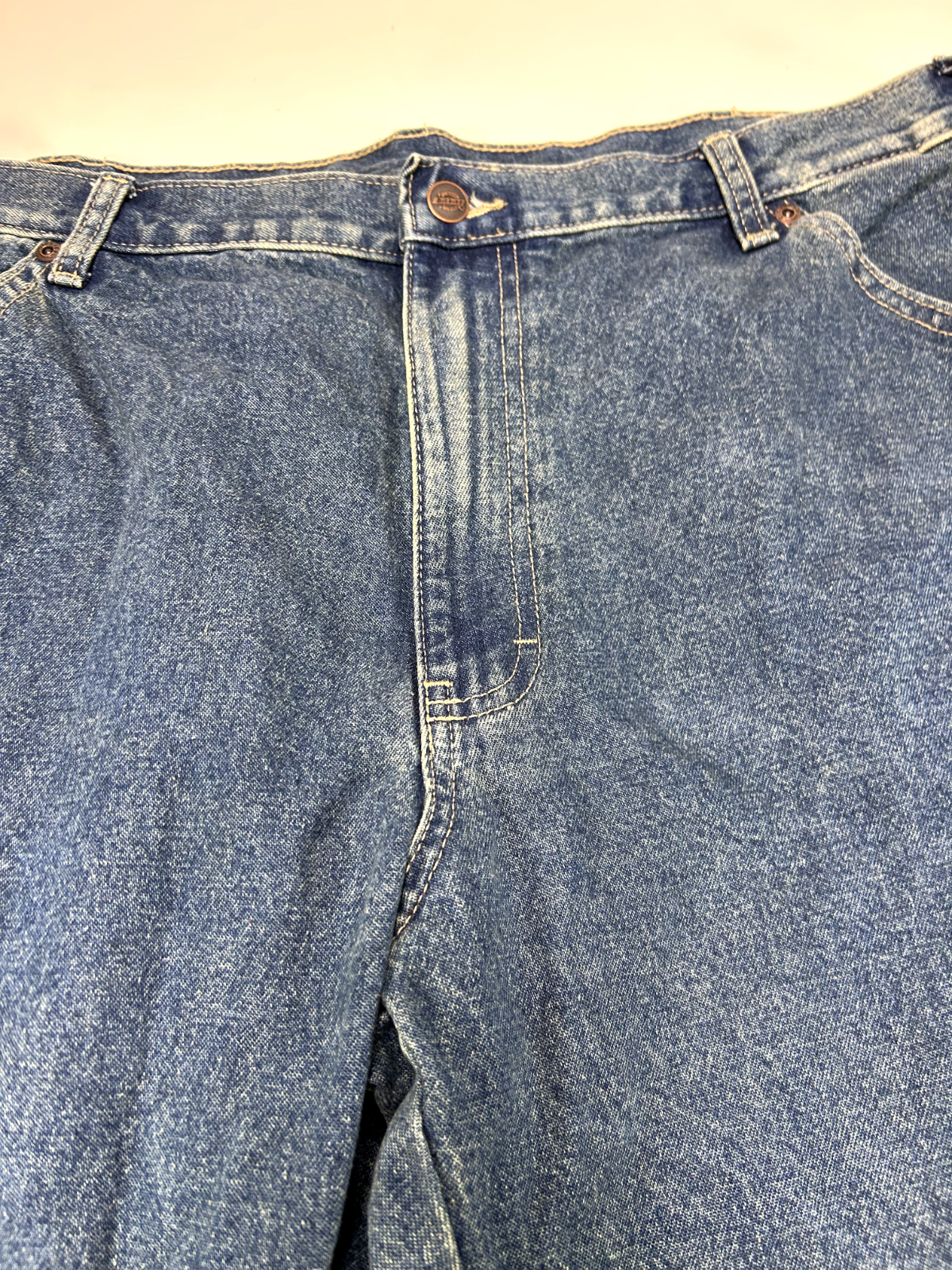 Vintage Dickies Dark Wash Denim Workwear Carpenter Pants Size 38