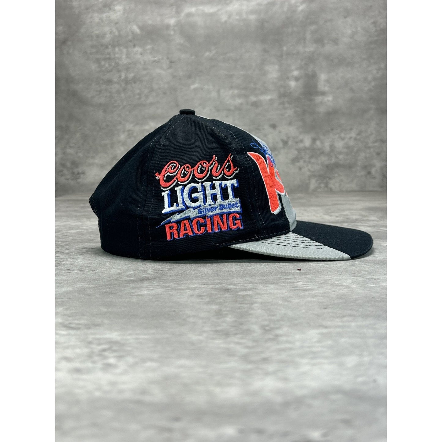 VTG 90s Kyle Petty #42 Coors Racing Nascar Embroidered Logo Snapback Hat OSFA
