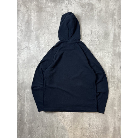 Vintage 2000s Youth Nike Embroidered Swoosh Fleece Hooded Sweatshirt Size Medium