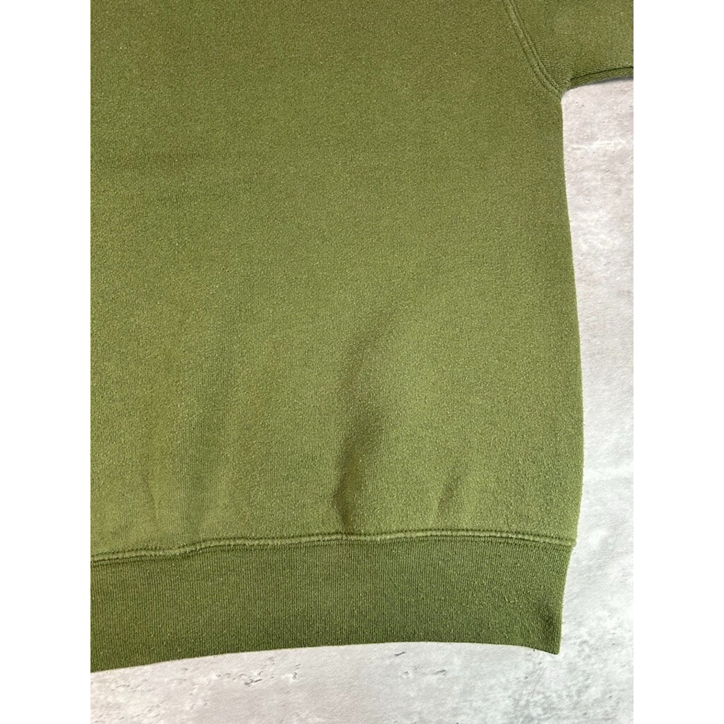 Vintage USMC Graphic Crest Spellout Pullover Sweatshirt Size Medium Green