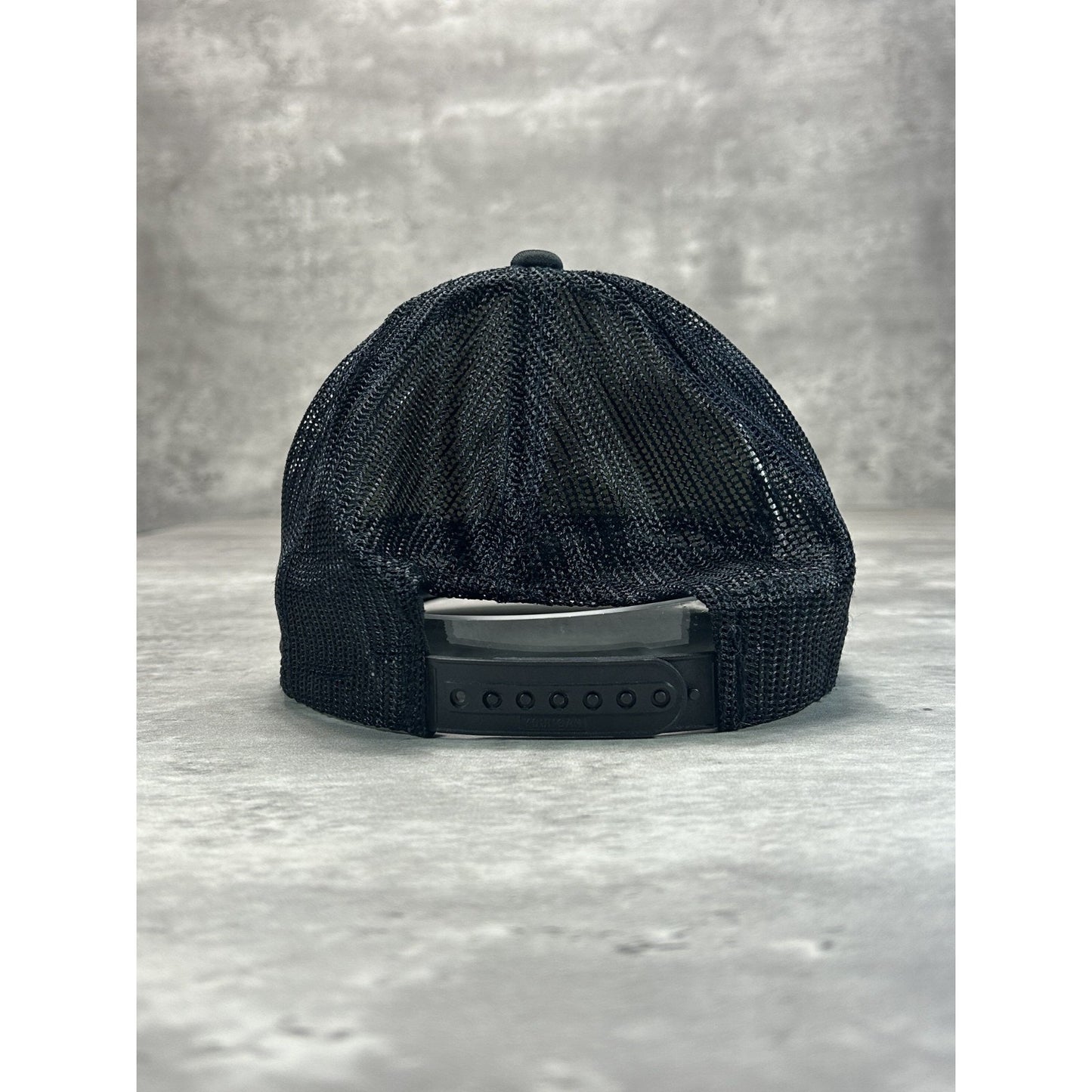 Vintage 90s Miller Genuine Draft Beer Promo Trucker Snapback Hat OSFA Black