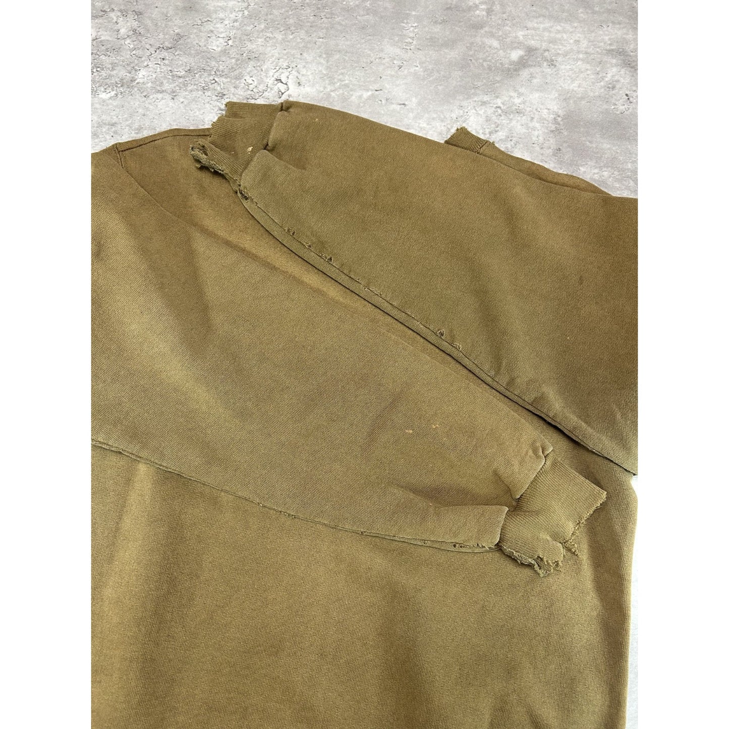 Vintage 90s Reebok Distressed Tonal Embroidered Logo Sweatshirt Size Medium